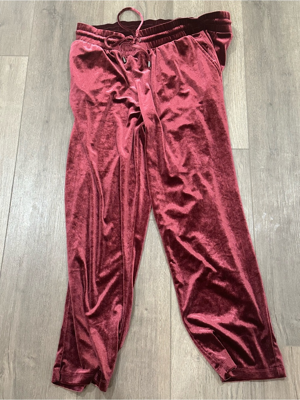 Torrid Pull-On Relaxed Taper Velvet High-Rise Pants Size 1X